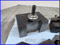 Lot of 6 Generic Quick Change Turning & Facing Lathe Tool Post Holders CHINA