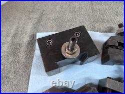 Lot of 6 Generic Quick Change Turning & Facing Lathe Tool Post Holders CHINA