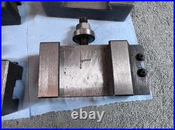 Lot of 6 Generic Quick Change Turning & Facing Lathe Tool Post Holders CHINA
