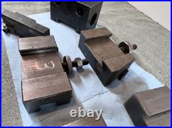Lot of 6 Generic Quick Change Turning & Facing Lathe Tool Post Holders CHINA