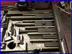 MACHINIST LATHE MILL RARE Impero Quick Change Tool Post Set in Case