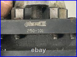 MACHINIST OfC TOOL LATHE MILL Phase II Quick Change Tool Post & Holder 250 100 MACHINIST OfC TOOL LATHE MILL Phase II Quick Change Tool Post & Holder 250 100