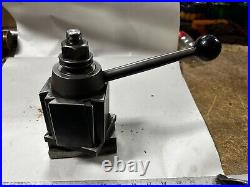 MACHINIST OfcE TOOL LATHE MILL Large Aloris Quick Change Tool Post Wedge Type