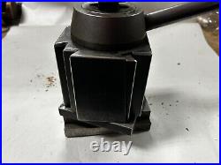 MACHINIST OfcE TOOL LATHE MILL Large Aloris Quick Change Tool Post Wedge Type