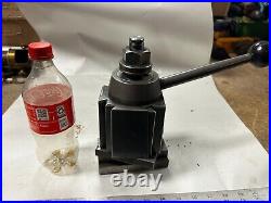 MACHINIST OfcE TOOL LATHE MILL Large Aloris Quick Change Tool Post Wedge Type