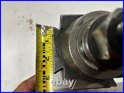 MACHINIST OfcE TOOL LATHE MILL Large Aloris Quick Change Tool Post Wedge Type