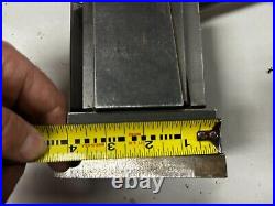 MACHINIST OfcE TOOL LATHE MILL Large Aloris Quick Change Tool Post Wedge Type