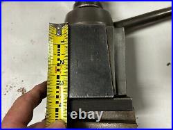 MACHINIST OfcE TOOL LATHE MILL Large Aloris Quick Change Tool Post Wedge Type