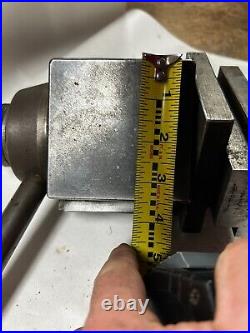 MACHINIST OfcE TOOL LATHE MILL Large Aloris Quick Change Tool Post Wedge Type