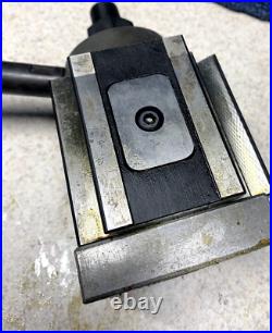 Machinist Tools Yuasa Quick Change Tool Post Holder 740-300 & 5 Holders (NOS)