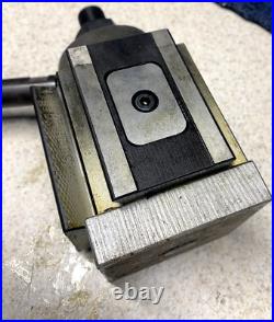 Machinist Tools Yuasa Quick Change Tool Post Holder 740-300 & 5 Holders (NOS)