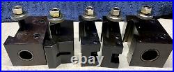 Machinist Tools Yuasa Quick Change Tool Post Holder 740-400 & 5 Holders (NOS)