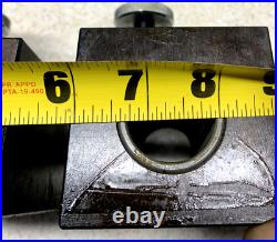 Machinist Tools Yuasa Quick Change Tool Post Holder 740-400 & 5 Holders (NOS)