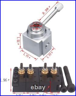 Mini Lathe Quick Change Tool Post Holder Metal Work Tool Engine South Bend Atlas
