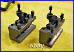 Multi-Fix Quick Change Tool Post with (2) Holders & Toolrack