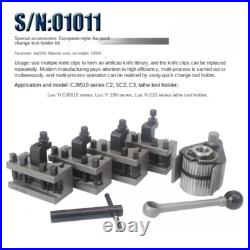 NEW Quick Change Tool Post Lathe Machine European Style AB Tools Holder Toolpost