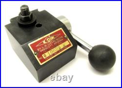 NICE! KDK 0 SERIES QUICK CHANGE LATHE TOOL POST 8 to 12 SWING