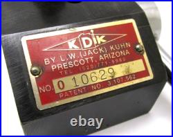 NICE! KDK 0 SERIES QUICK CHANGE LATHE TOOL POST 8 to 12 SWING