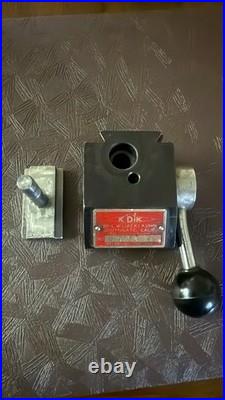 NICE! KDK 0 SERIES QUICK CHANGE LATHE TOOL POST 8 to 12 SWING