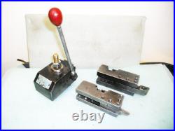 NIX #4 Heavy Duty Quick Change Tool Post with 2 Holders Should Fit 13-16 Lathe