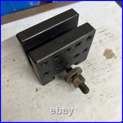 NOS Aloris BXA Quick Change Tool Post Set 7 holders