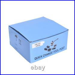 New BXA 250-222 Quick Change Wedge Tool Post Set Series 10 15 6 Pcs