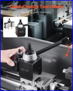 New Quick Change Tool Post Set, 6 Pcs, Includes Lathe Tool Holders, Wedge Type