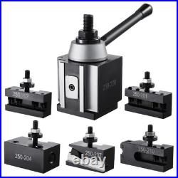 New Quick Change Tool Post Set, 6 Pcs, Includes Lathe Tool Holders, Wedge Type New Quick Change Tool Post Set, 6 Pcs, Includes Lathe Tool Holders, Wedge Type