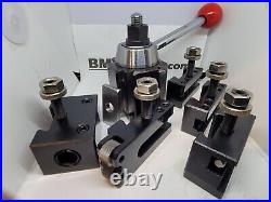 New South Bend Heavy 10? Lathe AXA Wedge Type Quick Change Tool Post Set