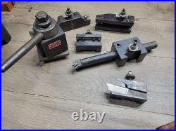 Nice Aloris Tool Post Quick Change W. Holders 16 13 7 4 2