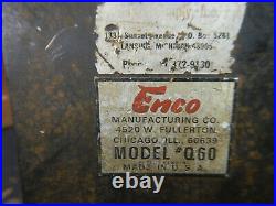 OLDER USA ENCO MODEL Q60 METAL LATHE QUICK CHANGE TOOL POST With 60-B D E HOLDERS