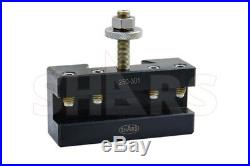 OUT OF STOCK 90 DAYS Shars 13-18 CNC Lathe CXA Wedge Quick Change Tool Post Set