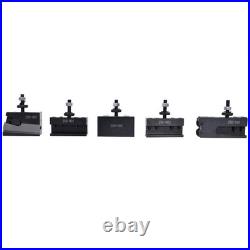 OXA Tool Post Set 250-000 Wedge Type Quick Change Tool Post Set Steel Materia