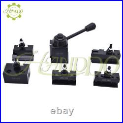OXA Wedge Type Tool Post Set 250-000 For CNC Swing Dia 8 and Two Extra 250-001