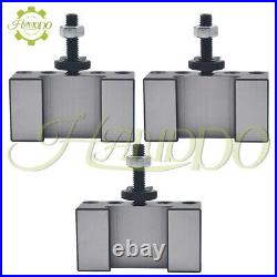 OXA Wedge Type Tool Post Set 250-000 For CNC Swing Dia 8 and Two Extra 250-001