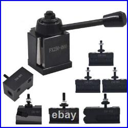 OXA Wedge Type Tool Post Set 250-000 For Mini Lathe 8 and Two Extra 250-001