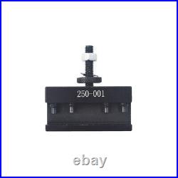 OXA Wedge Type Tool Post Set 250-000 For Mini Lathe 8 and Two Extra 250-001