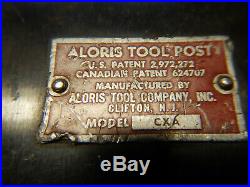 Older Genuine Aloris Cxa Quick Change Tool Post Turret For Metal Lathe