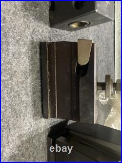 Phase II (2) Quick Change Tool Post Stock No. 250-222 With 3 Attachment Tools
