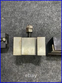 Phase II (2) Quick Change Tool Post Stock No. 250-222 With 3 Attachment Tools
