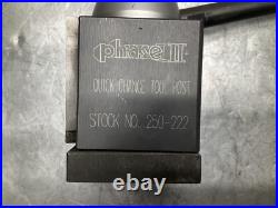 Phase II Quick Change Tool Post Wedge 250-22 10-15 Metal Lathe