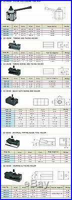 Piston Type Quick Change Tool Post Set 250-200 Series for 10-15 Lathe Machine