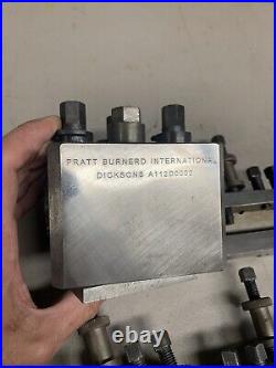 Pratt Burnerd Lathe Quick Change Tool Post Set A112D0000 Dicksons 4 Pcs Leblond