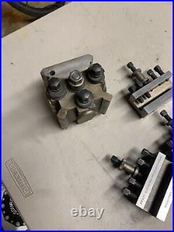 Pratt Burnerd Lathe Quick Change Tool Post Set A112D0000 Dicksons 4 Pcs Leblond