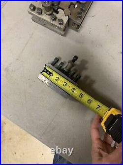 Pratt Burnerd Lathe Quick Change Tool Post Set A112D0000 Dicksons 4 Pcs Leblond