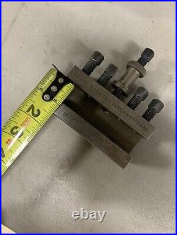 Pratt Burnerd Lathe Quick Change Tool Post Set A112D0000 Dicksons 4 Pcs Leblond