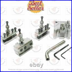 Premium Quick Change Tool Post Set for Lathe Hardened Ground 8Holders +blade Premium Quick Change Tool Post Set for Lathe Hardened Ground 8Holders +blade