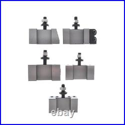 thumbnail image 2 of AXA 250-100 Quick Change Tool Post Holder Set – Piston Type, 6 Pieces For Lathe 6-12 Inch 2 of 4