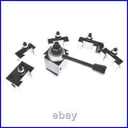 Quick Change AXA 250-100 Size Piston Type Tool Post Set For Lathe 6- 12 6Pcs