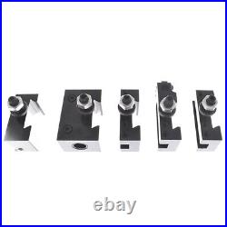 Quick Change AXA 250-100 Size Piston Type Tool Post Set For Lathe 6- 12 6Pcs